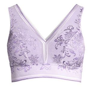 Wacoal Net Effect Bralette Wireless Purple Size 34